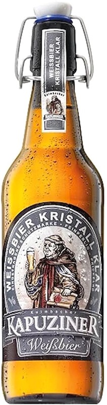 Пиво Kapuziner Weissbier Kristall Klar світле фільтроване 5,4% 0,5 л